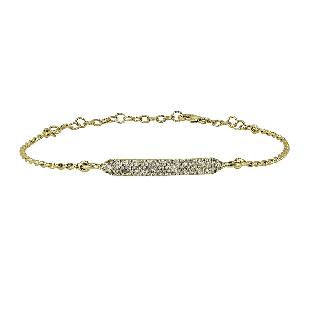 14K Gold Bracelet,White gold bracelet,Yellow gold bracelet,Rose gold bracelet,White Diamond gold bracelet,14k gold diamond bracelet