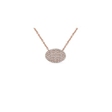Load image into Gallery viewer, 14K Gold necklace,White gold necklace,Yellow gold necklace,Rose gold necklace,White Diamond necklace,14k gold diamond necklace,gold necklace
