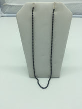Load image into Gallery viewer, rhodium chain,sterling silver chain,925 silver chain,black rhodium chain,boll chain
