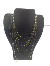 Load image into Gallery viewer, two tone chain,two tone gold filled chain,gold filled chain,silver chain,sterling silver chain,925 silver chain,oxodize chain,2 tone oxodize
