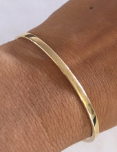 Load image into Gallery viewer, 14K Gold cuff bracelet White gold bracelet Yellow gold bracelet ,Rose gold Bracelet , gold bangle,14k gold bangle,14k gold plain bracelet
