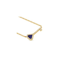 Load image into Gallery viewer, 14K Gold necklace,White gold necklace,Yellow gold necklace,14k lapis necklace, Diamond necklace,14k gold diamond necklace,gold necklace
