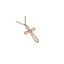 Load image into Gallery viewer, 14K Gold necklace,cross pendent,diamond necklace,14k cross necklace,gold diamond cross necklace,gold cross necklace,14k diamond necklace
