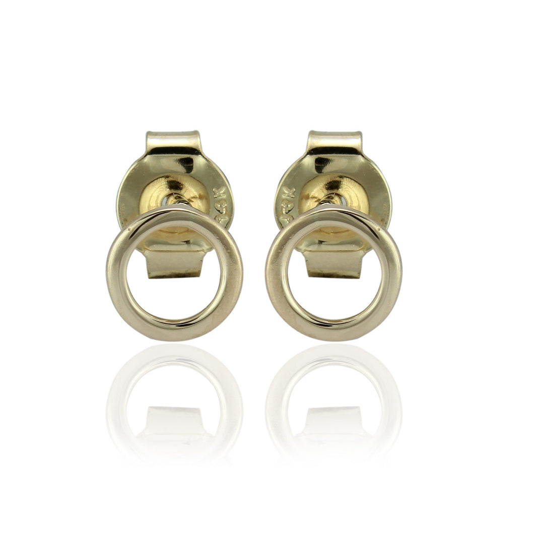 14K Gold Earring,White gold earring,Yellow gold earring,Rose gold earring,plain gold earring, gold stud earring,gold earring,14k earring