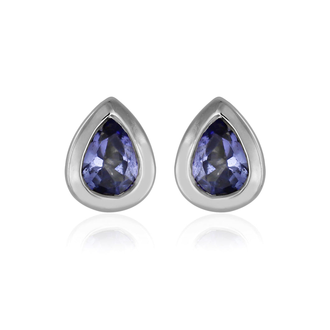 925 sterling silver earring,925 silver earring,Tanzanite earring,sterling earring,sterling silver earring,silver earring with Tanzanite