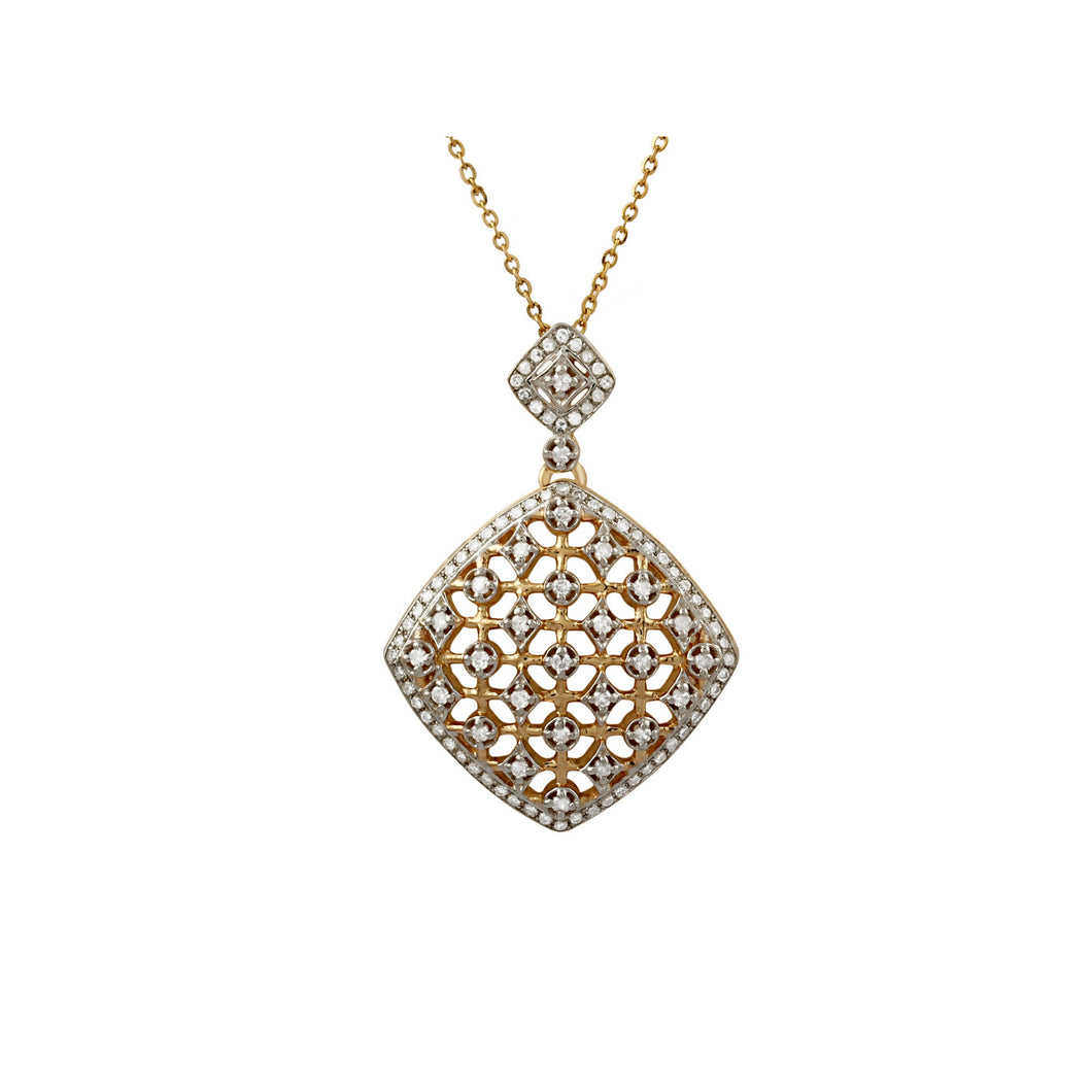 18K Gold Pendant,18k diamond pendant,White Diamond pendant,diamond pendant 18k gold jewellery,18k gold diamond pendant,gold pendant