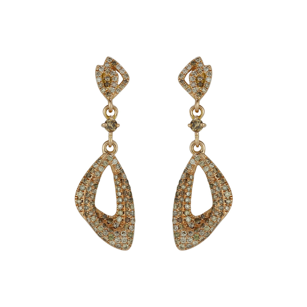 18K Gold Earring,diamond earring,18k diamond earring,white Diamond earring,18k gold jewellery,gold earring,18k earring