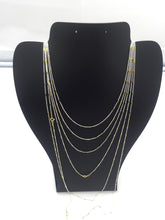 Load image into Gallery viewer, two tone chain,two tone gold filled chain,gold filled chain,silver chain,sterling silver chain,925 silver chain
