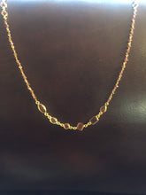 Load image into Gallery viewer, semi precious necklace,silver necklace,sterling necklace,sterling silver necklace,gem stone necklace,garnet necklace,cut stone necklace
